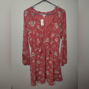Long Sleeve floral dress